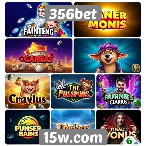 Comparação de jogos disponíveis na 356bet